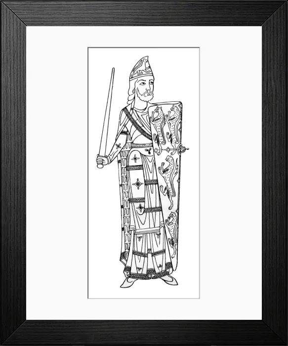 Framed Print : Geoffrey V, Count of Anjou, c 1150-1155 (1924) Framed Print : Geoffrey V, Count of Anjou, c 1150-1155 (1924)