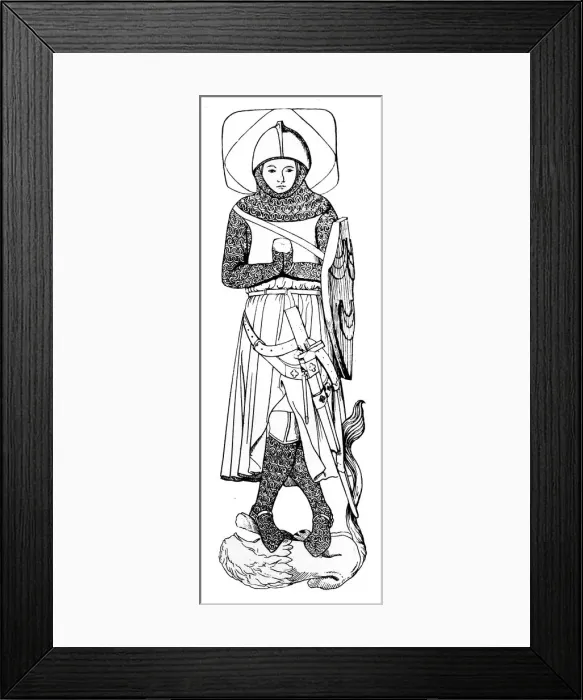 Framed Print : Sir William de Ryther, (1924) Framed Print : Sir William de Ryther, (1924)
