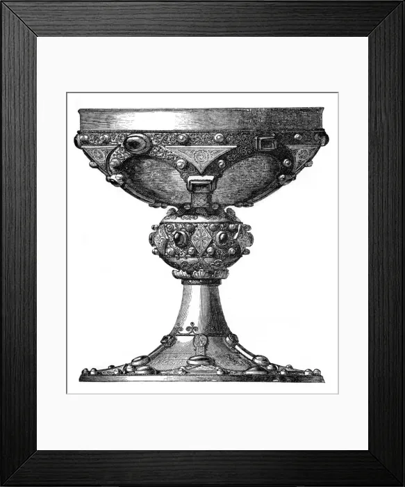 Framed Print : Chalice, said to be of Saint-Remy, (1870) Framed Print : Chalice, said to be of Saint-Remy, (1870)