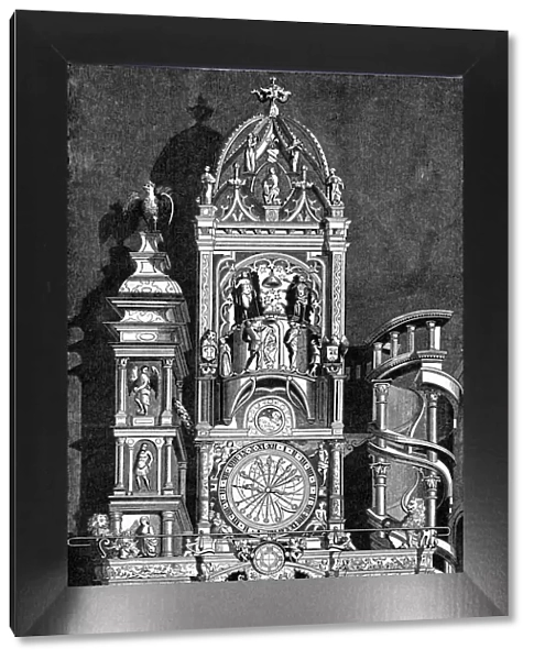 Astronomical clock of Strasbourg Cathedral, 1573, (1870)