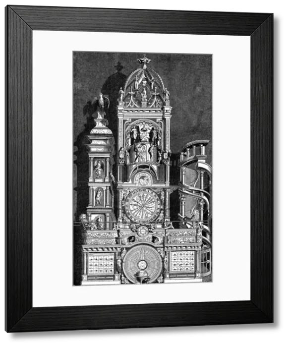 Framed Print : Astronomical clock of Strasbourg Cathedral, 1573, (1870) Framed Print : Astronomical clock of Strasbourg Cathedral, 1573, (1870)