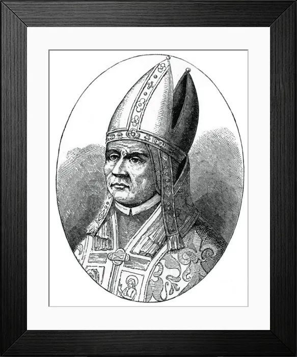 Framed Print : Pope Sylvester I, (1870) Framed Print : Pope Sylvester I, (1870)