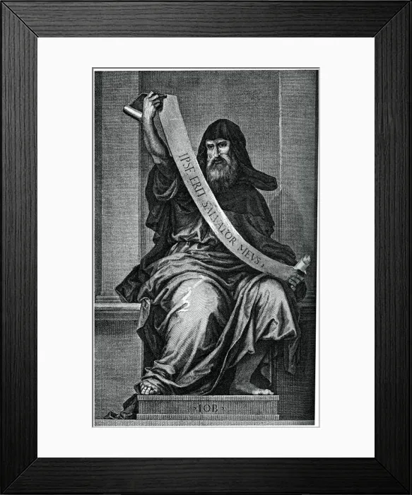 Framed Print : The Patriarch Job, 15th century, (1870) Framed Print : The Patriarch Job, 15th century, (1870)