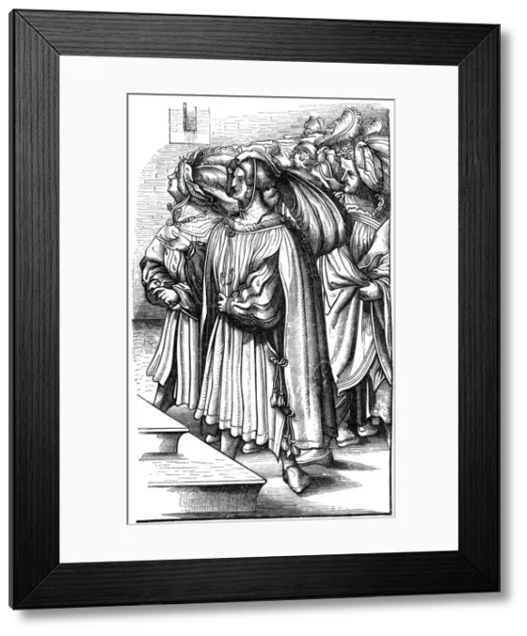 Framed Print : The archdukes and high barons of Germany at the coronation of the Emperor Maximilian, 16th century Framed Print : The archdukes and high barons of Germany at the coronation of the Emperor Maximilian, 16th century