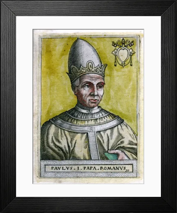 Framed Print : Pope Paul I Framed Print : Pope Paul I