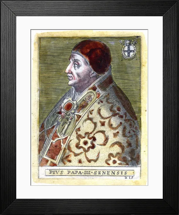 Framed Print : Pope Pius III Framed Print : Pope Pius III