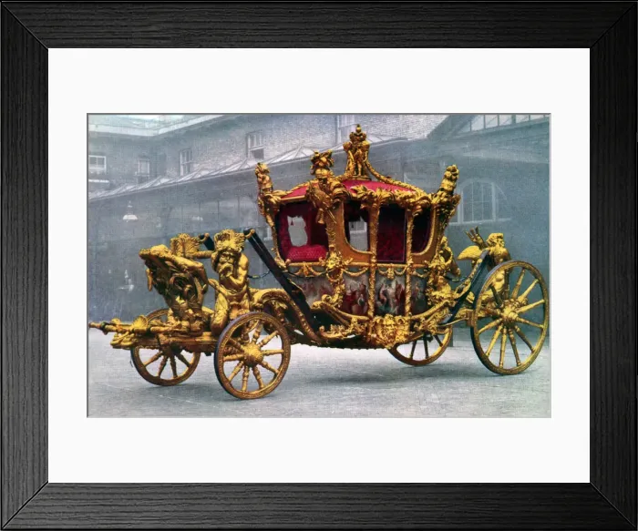Framed Print : The Gold State Coach, 1762, (1937) Framed Print : The Gold State Coach, 1762, (1937)