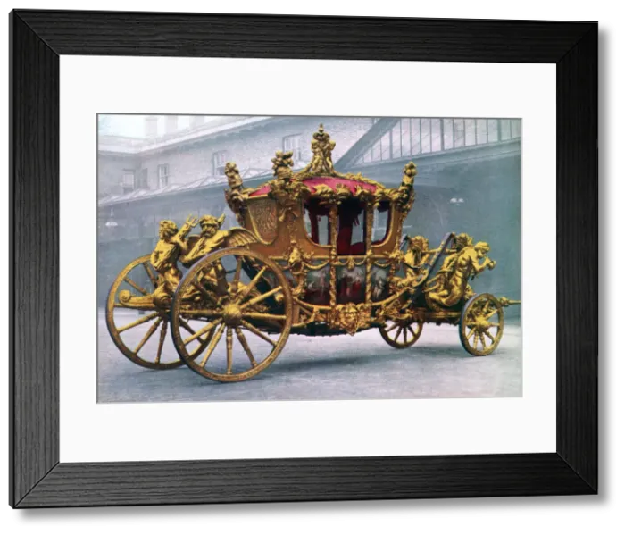 Framed Print : The Gold State Coach, 1762, (1937) Framed Print : The Gold State Coach, 1762, (1937)