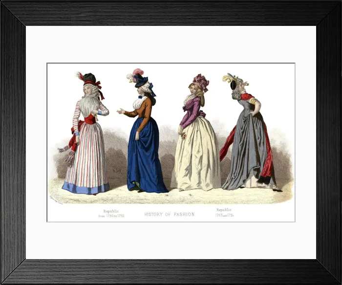 Framed Print : French costume: Republic, (1882) Framed Print : French costume: Republic, (1882)