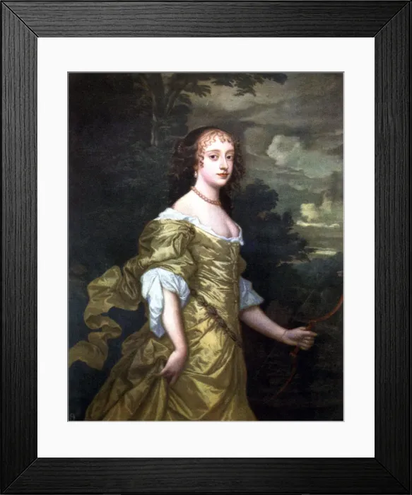 Framed Print : Portrait of Frances, Duchess of Richmond, c1662-1665. Artist: Peter Lely
