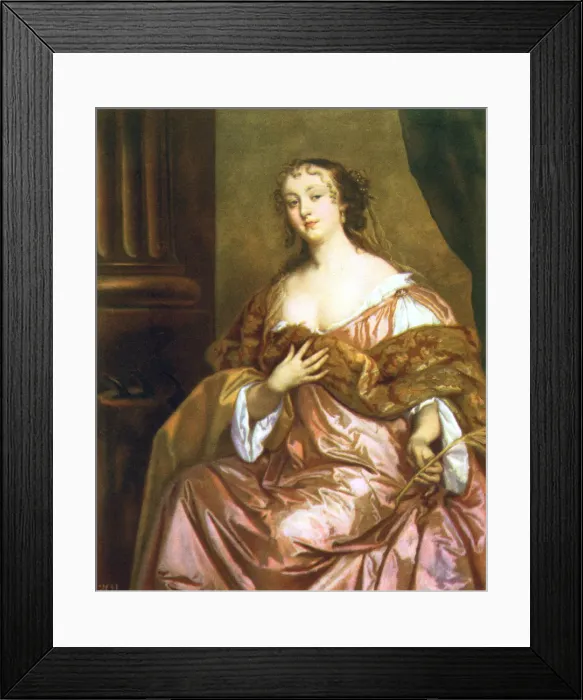 Framed Print : Elizabeth Hamilton, Countess of Gramont, c1660s. Artist: Peter Lely Framed Print : Elizabeth Hamilton, Countess of Gramont, c1660s. Artist: Peter Lely