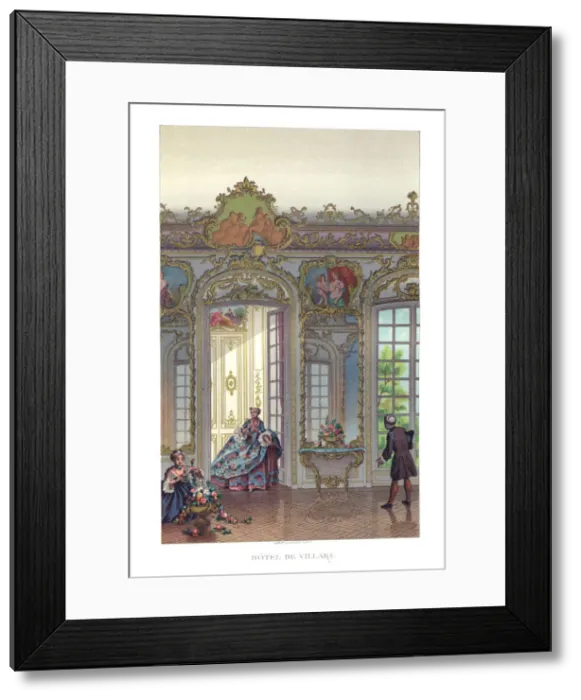 Framed Print : Hotel De Villars, (1885). Artist: Durin Framed Print : Hotel De Villars, (1885). Artist: Durin