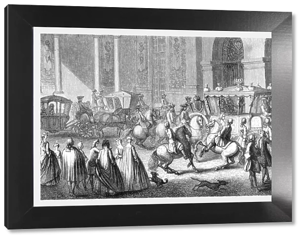 The Ambassadors Reception At Versailles, (1885). Artist: Parrocel
