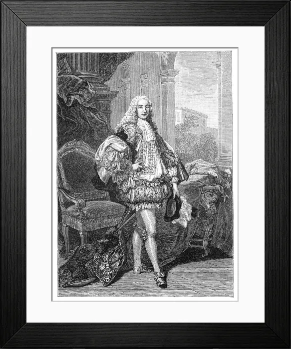 Framed Print : The Duke of Gesvres, (1885). Artist: G E Petit Framed Print : The Duke of Gesvres, (1885). Artist: G E Petit