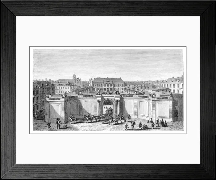 Framed Print : The Hotel de Soubise, Paris, (1885). Artist: Rigaud Framed Print : The Hotel de Soubise, Paris, (1885). Artist: Rigaud