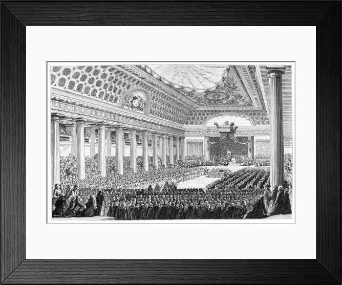 Framed Print : Opening Of The Estates General, Versailles, 1789, (1885) Framed Print : Opening Of The Estates General, Versailles, 1789, (1885)