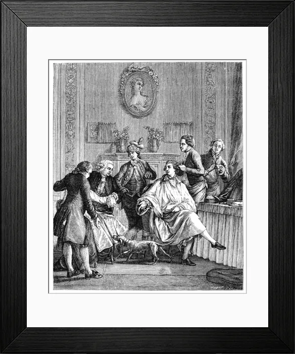 Framed Print : The Small Toilette, (1885). Artist: Moreau Framed Print : The Small Toilette, (1885). Artist: Moreau
