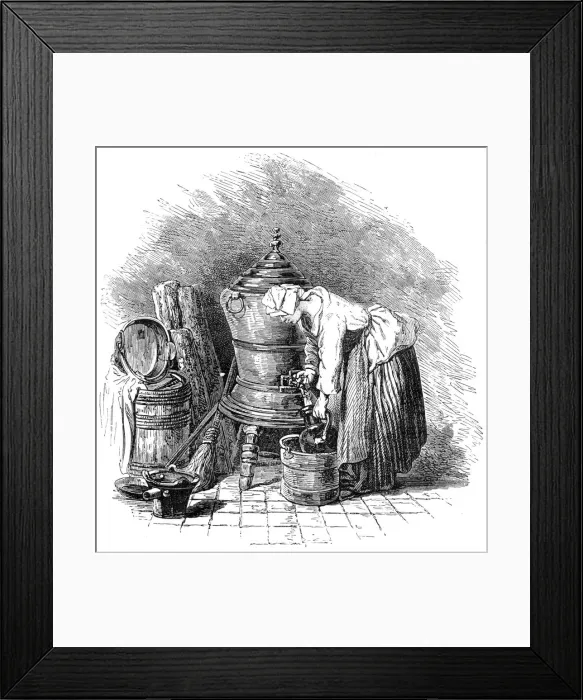 Framed Print : The Servant, (1885) Framed Print : The Servant, (1885)