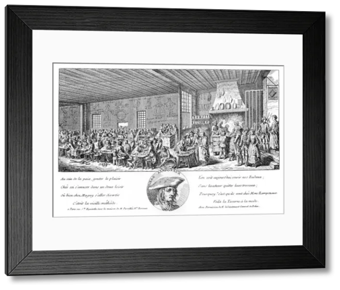 Framed Print : The Cabaret Of Ramponneau, (1885) Framed Print : The Cabaret Of Ramponneau, (1885)