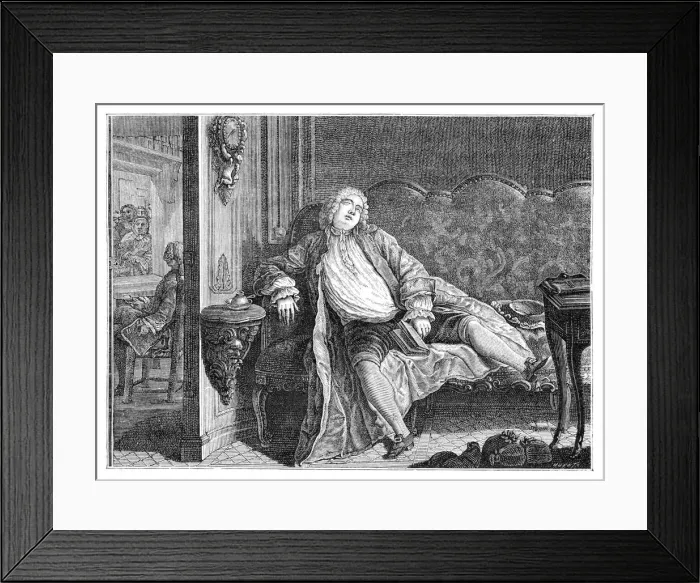 Framed Print : Satirical Composition Of Dumesnil, (1885)