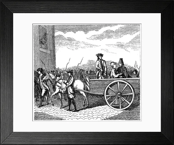 Framed Print : Escorted By The Military To Torture, (1885) Framed Print : Escorted By The Military To Torture, (1885)