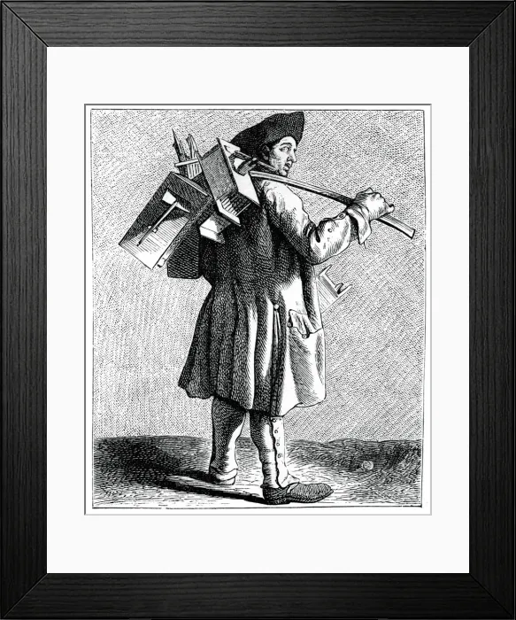 Framed Print : Death to the rats!, 1737-1742. Artist: Bouchardon Framed Print : Death to the rats!, 1737-1742. Artist: Bouchardon