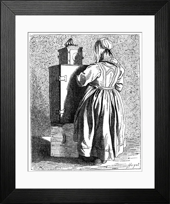 Framed Print : A Magic Lantern, 1737-1742. Artist: Bouchardon Framed Print : A Magic Lantern, 1737-1742. Artist: Bouchardon