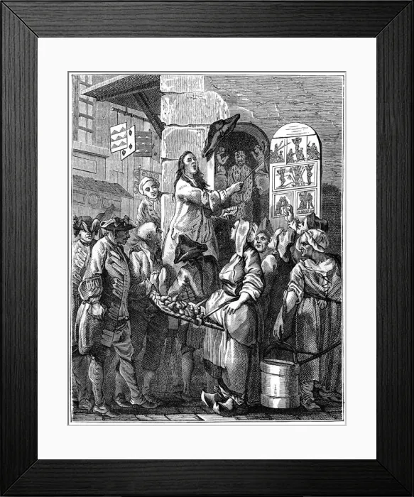 Framed Print : The Singer Of Canticles, (1885). Artist: Charles Nicolas Cochin Framed Print : The Singer Of Canticles, (1885). Artist: Charles Nicolas Cochin