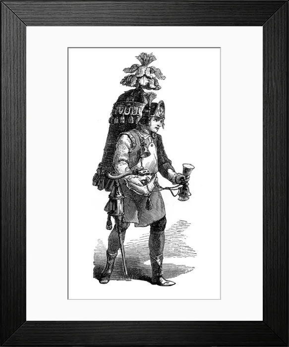Framed Print : The Herb Tea Merchant, (1885). Artist: Poisson Framed Print : The Herb Tea Merchant, (1885). Artist: Poisson