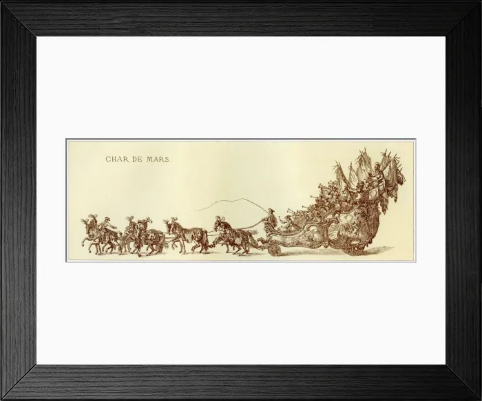 Framed Print : Chariot Of Mars, (1885) Framed Print : Chariot Of Mars, (1885)