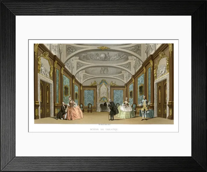 Framed Print : Scene from a play, (1885). Artist: Charpentier Framed Print : Scene from a play, (1885). Artist: Charpentier