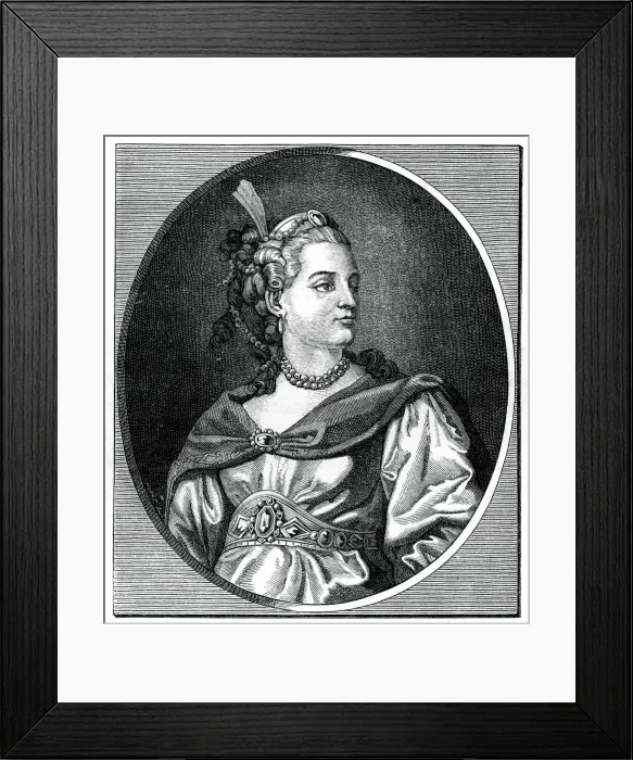 Framed Print : La Clairon, 1766. Artist: Schenau Framed Print : La Clairon, 1766. Artist: Schenau