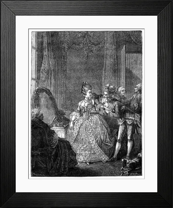 Framed Print : The Day, (1885). Artist: Eisen Framed Print : The Day, (1885). Artist: Eisen