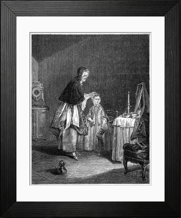 Framed Print : The Morning Toilette, (1885) Framed Print : The Morning Toilette, (1885)