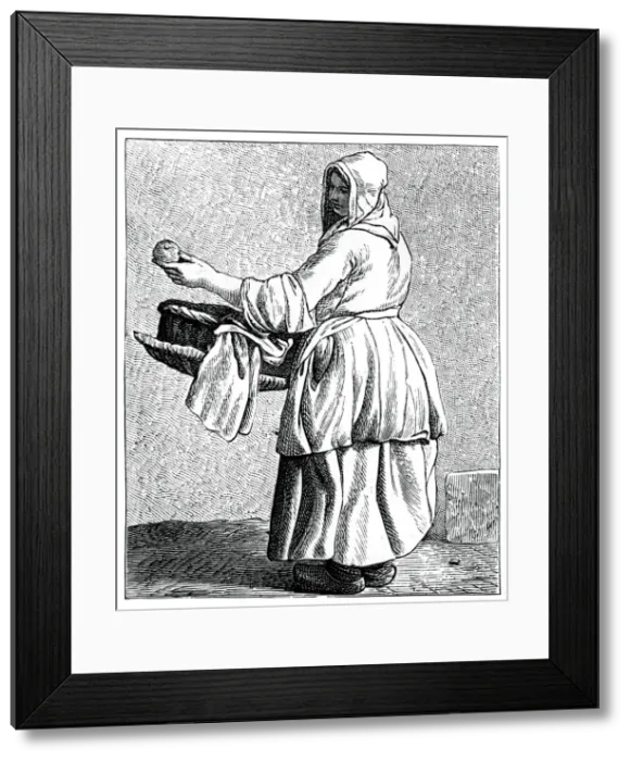 Framed Print : Baked Apples!, 1737-1742. Artist: Bouchardon Framed Print : Baked Apples!, 1737-1742. Artist: Bouchardon