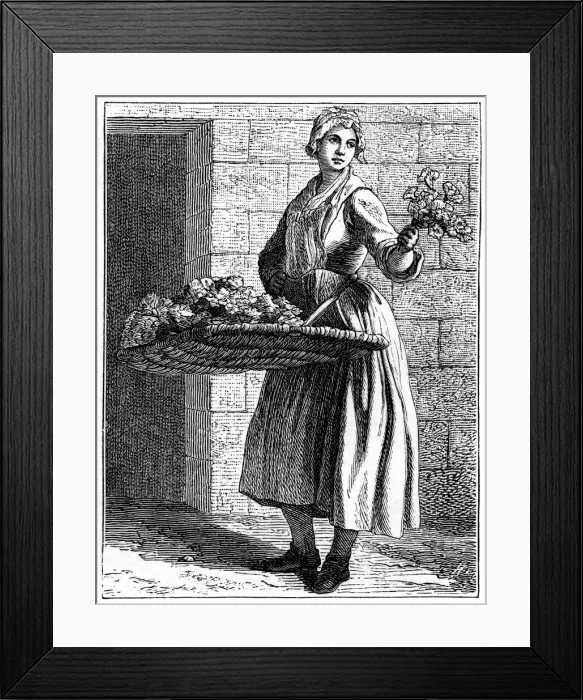 Framed Print : My Beautiful Pinks!, 1737-1742. Artist: Bouchardon Framed Print : My Beautiful Pinks!, 1737-1742. Artist: Bouchardon