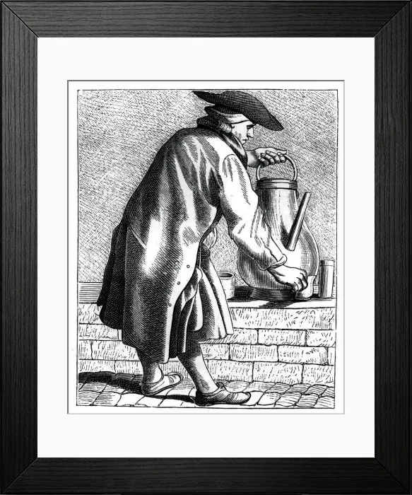 Framed Print : Cafe! Cafe!, 1737-1742. Artist: Bouchardon Framed Print : Cafe! Cafe!, 1737-1742. Artist: Bouchardon