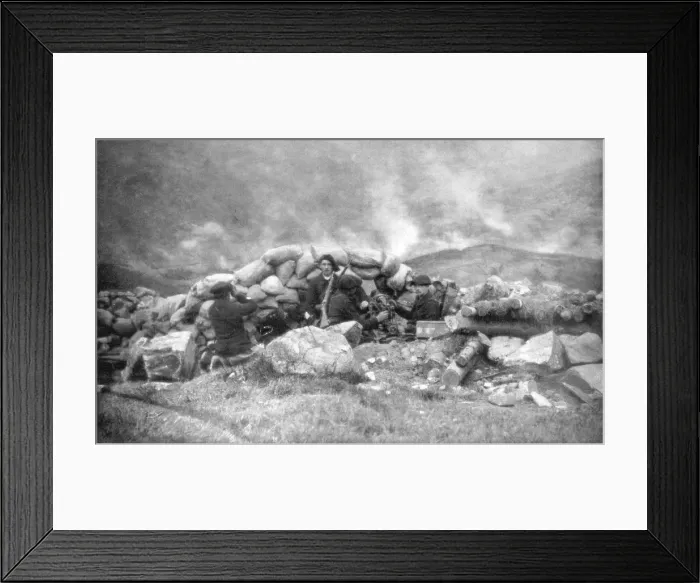 Framed Print : French Chasseurs Alpins fighting in Alsace, June 1915, (1926) Framed Print : French Chasseurs Alpins fighting in Alsace, June 1915, (1926)