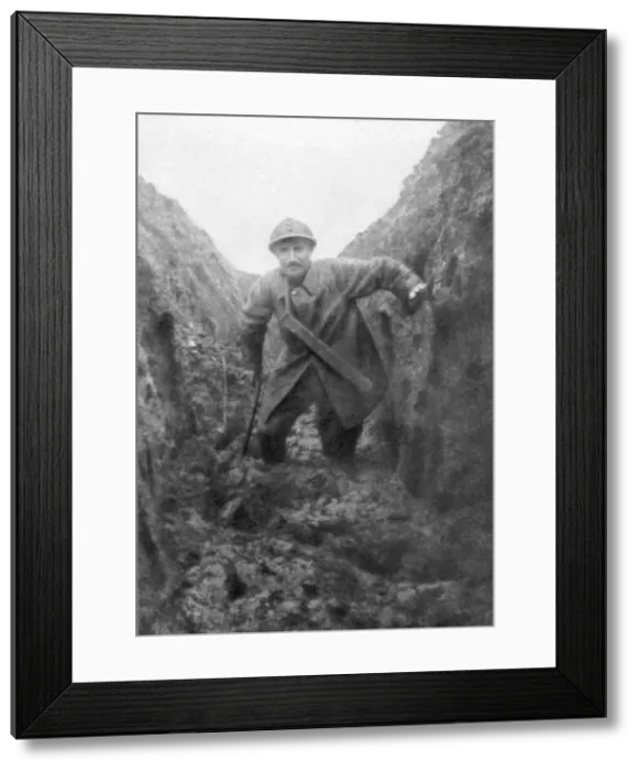 Framed Print : The miseries of the soldier, a muddy French trench in Artois, France, 1916 Framed Print : The miseries of the soldier, a muddy French trench in Artois, France, 1916