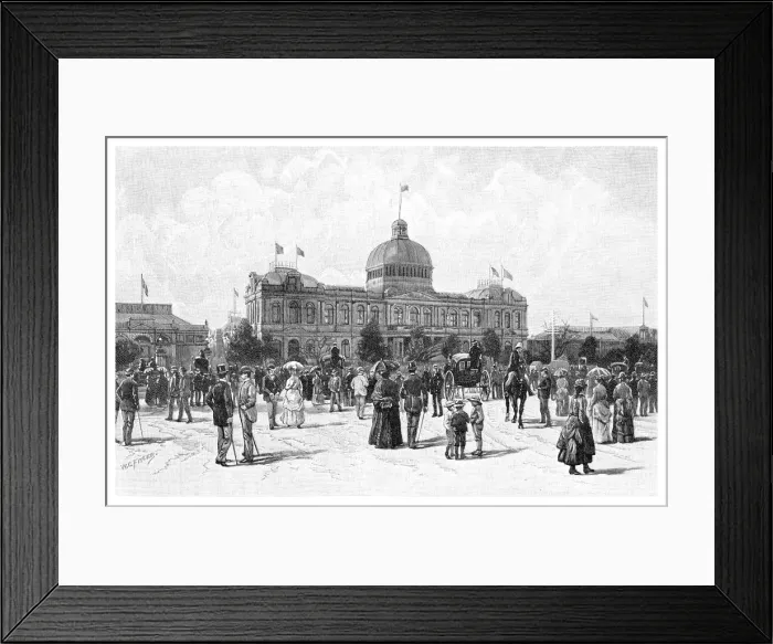 Framed Print : The Jubilee Exhibition, 1886. Artist: WC Fitler Framed Print : The Jubilee Exhibition, 1886. Artist: WC Fitler