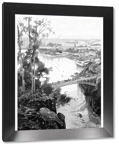 Launceston, from Cataract Bridge, Tasmania, Australia, 1886