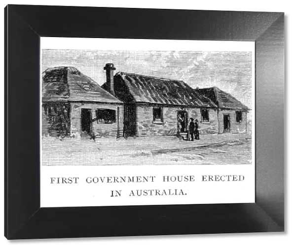The First Government House, Sydney, Australia, (1886)