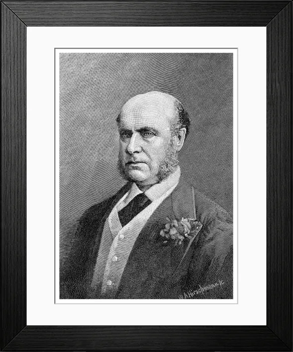Framed Print : Sir Hercules Robinson, British colonial administrator (1886). Artist: WA Hirschmann Framed Print : Sir Hercules Robinson, British colonial administrator (1886). Artist: WA Hirschmann
