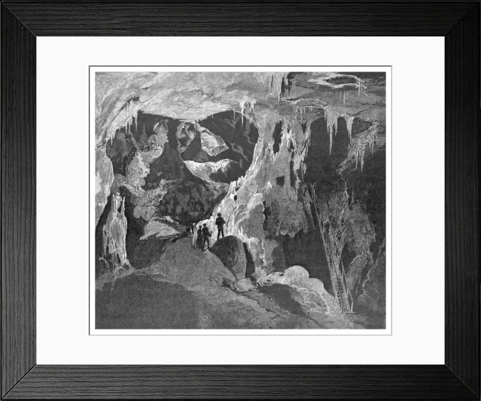 Framed Print : The Arch Cave looking north, Jenolan Caves, New South Wales, Australia, 1886 Framed Print : The Arch Cave looking north, Jenolan Caves, New South Wales, Australia, 1886