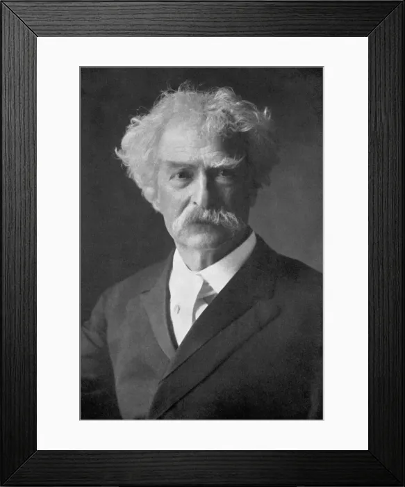 Framed Print : Samuel Langhorne Clemens, American humorist, novelist, writer and lecturer, 1910. Artist: Ernest H Mills Framed Print : Samuel Langhorne Clemens, American humorist, novelist, writer and lecturer, 1910. Artist: Ernest H Mills