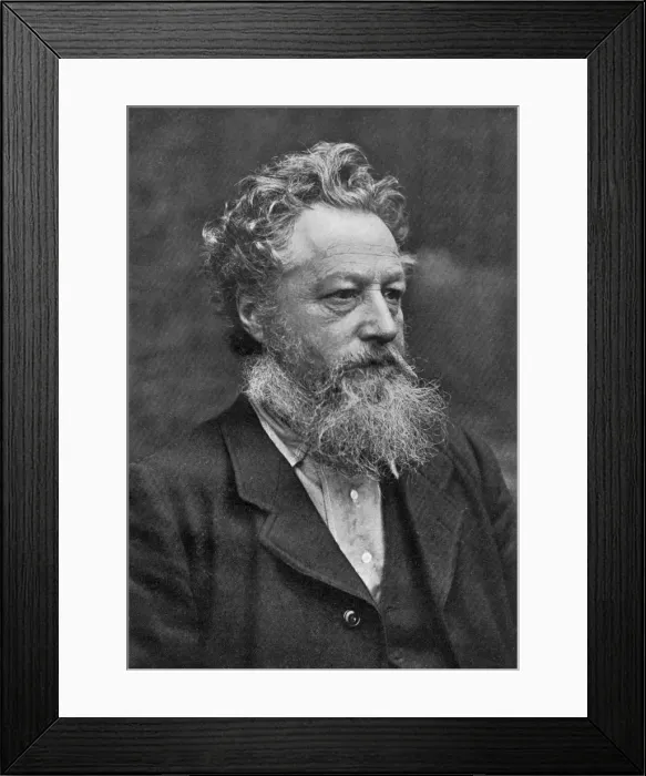 Framed Print : William Morris, English artist, writer, socialist activist and pioneer of eco-socialism, (1911). Artist: Emery Walker Framed Print : William Morris, English artist, writer, socialist activist and pioneer of eco-socialism, (1911). Artist: Emery Walker