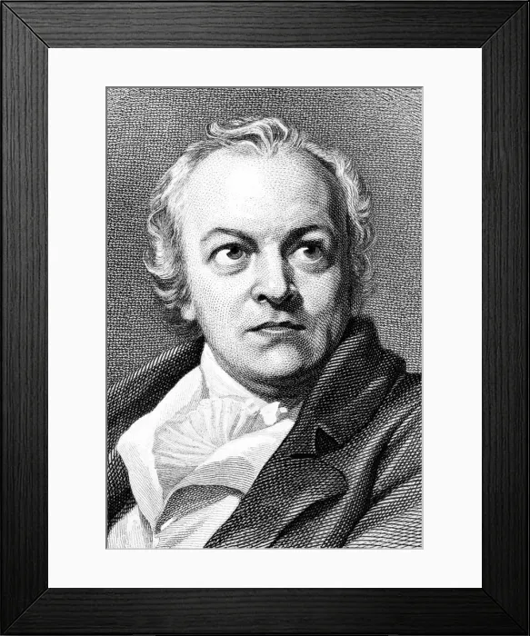 Framed Print : William Blake, English poet, painter, and printmaker, (1906) Framed Print : William Blake, English poet, painter, and printmaker, (1906)