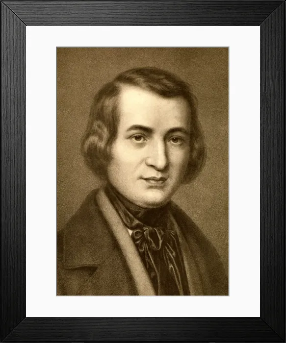 Framed Print : Heinrich Heine, German poet, (1906). Artist: August Friedrich Pecht Framed Print : Heinrich Heine, German poet, (1906). Artist: August Friedrich Pecht