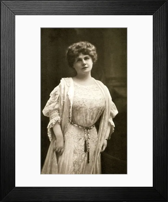 Framed Print : Marie Corelli, British novelist, 1909. Artist: Gabell Framed Print : Marie Corelli, British novelist, 1909. Artist: Gabell