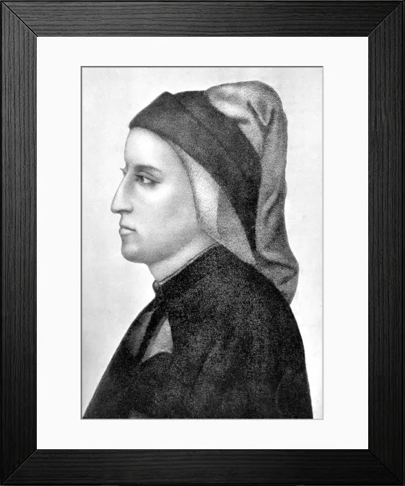 Framed Print : Dante Alighieri, Italian Florentine poet, (1903) Framed Print : Dante Alighieri, Italian Florentine poet, (1903)